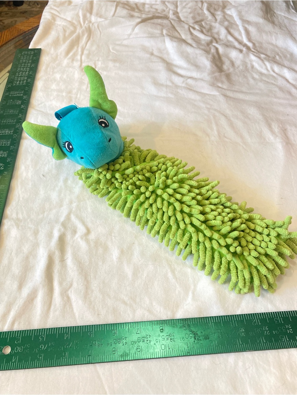 NEW Norwex Pet To Dry Kids Hand Towel Green Dragon Soft Hangs Teal Green